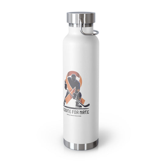 Skate for Nate - Hockey Tribute Insulated Sports Water Bottle