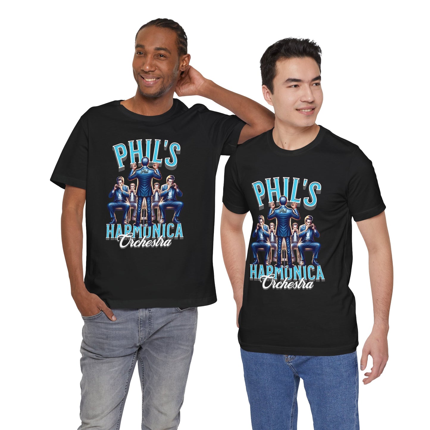 Phil's Harmonica Orchestra - Unisex Graphic Tee