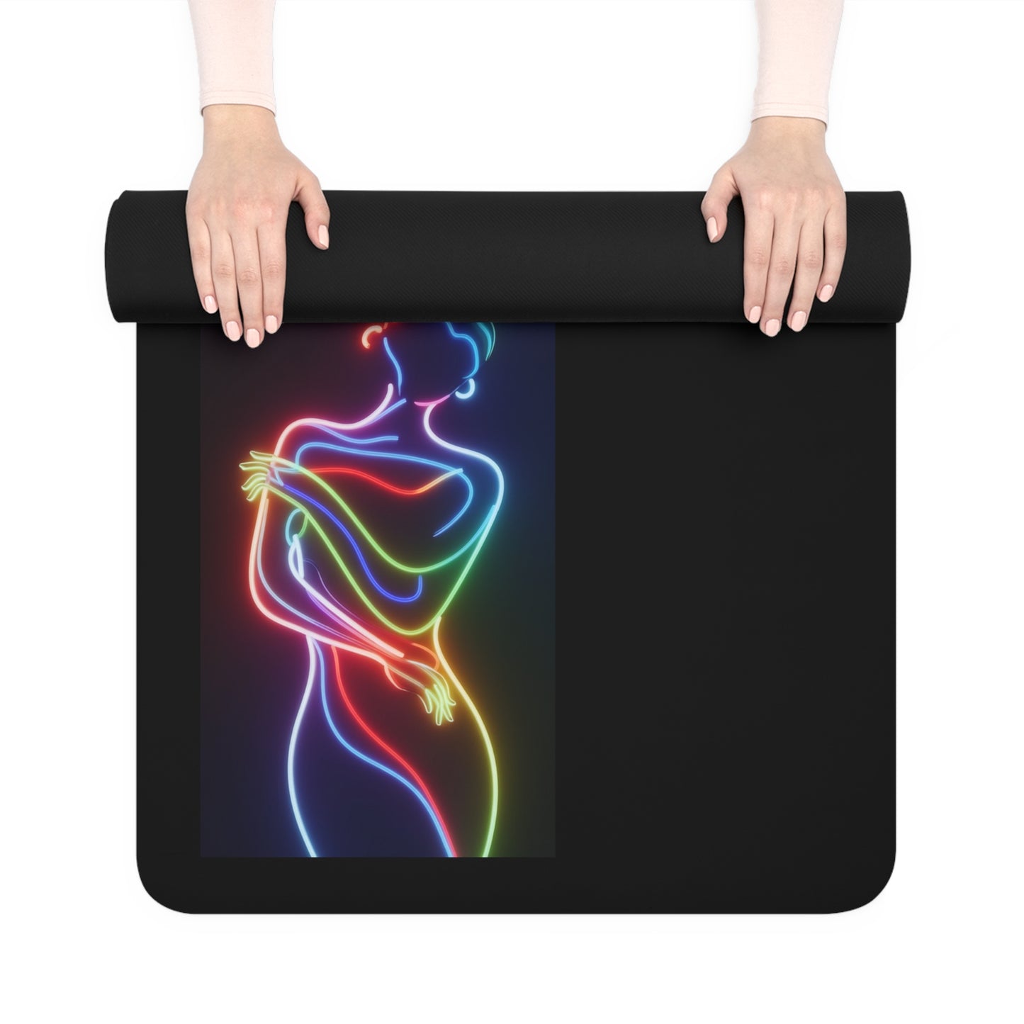 Neon Wilson - Rubber Non-Slip Fitness Mat