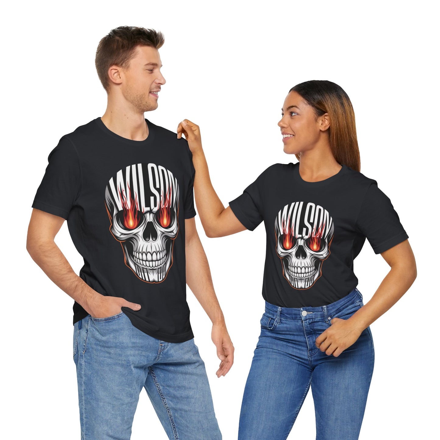 Wilson Skull Letters - Unisex Tee Shirt