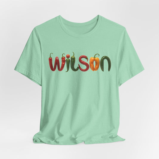 Wilson Pepper Letters -  Unisex Tee Shirt
