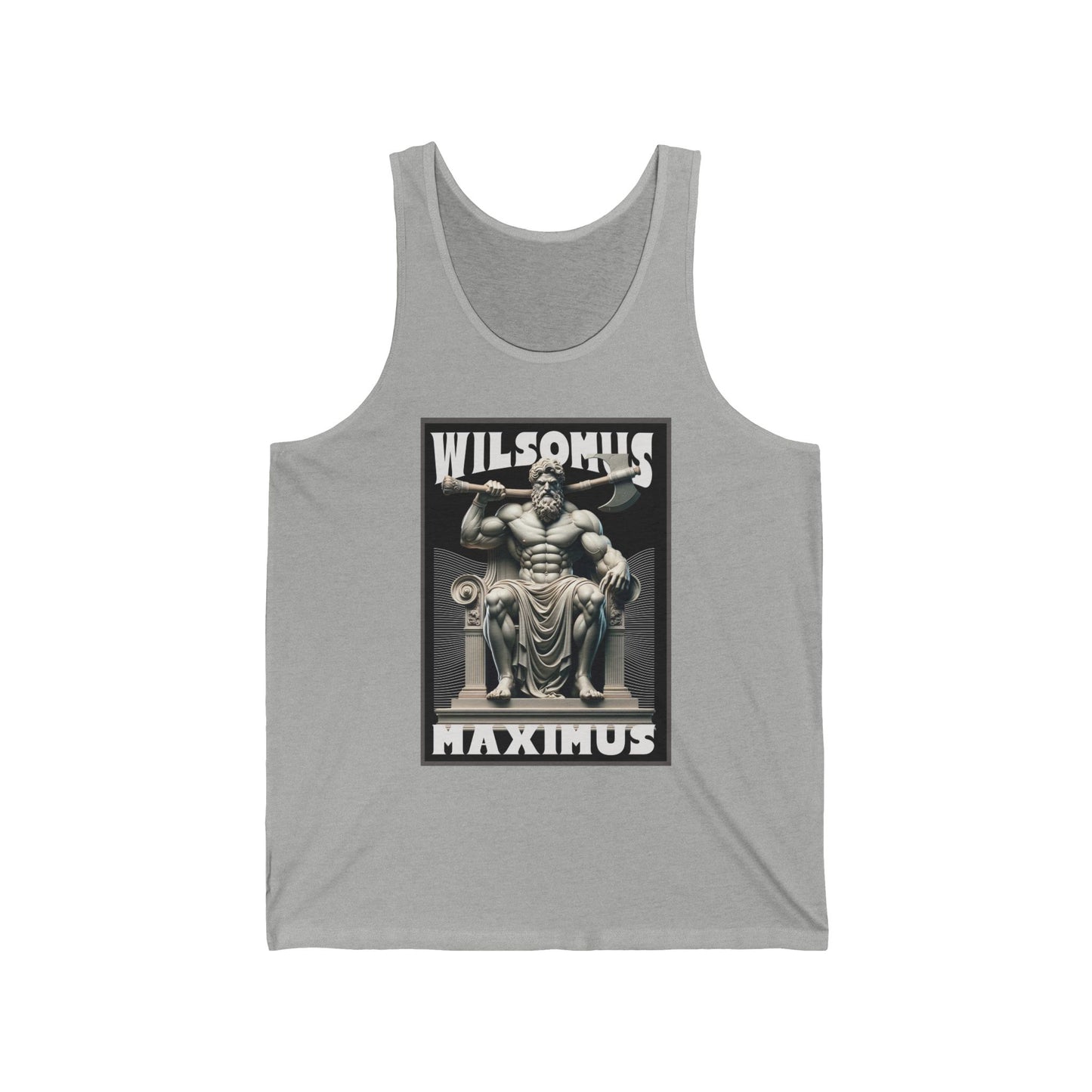 Greek God Wilsomus Maximus - Unisex Jersey Tank