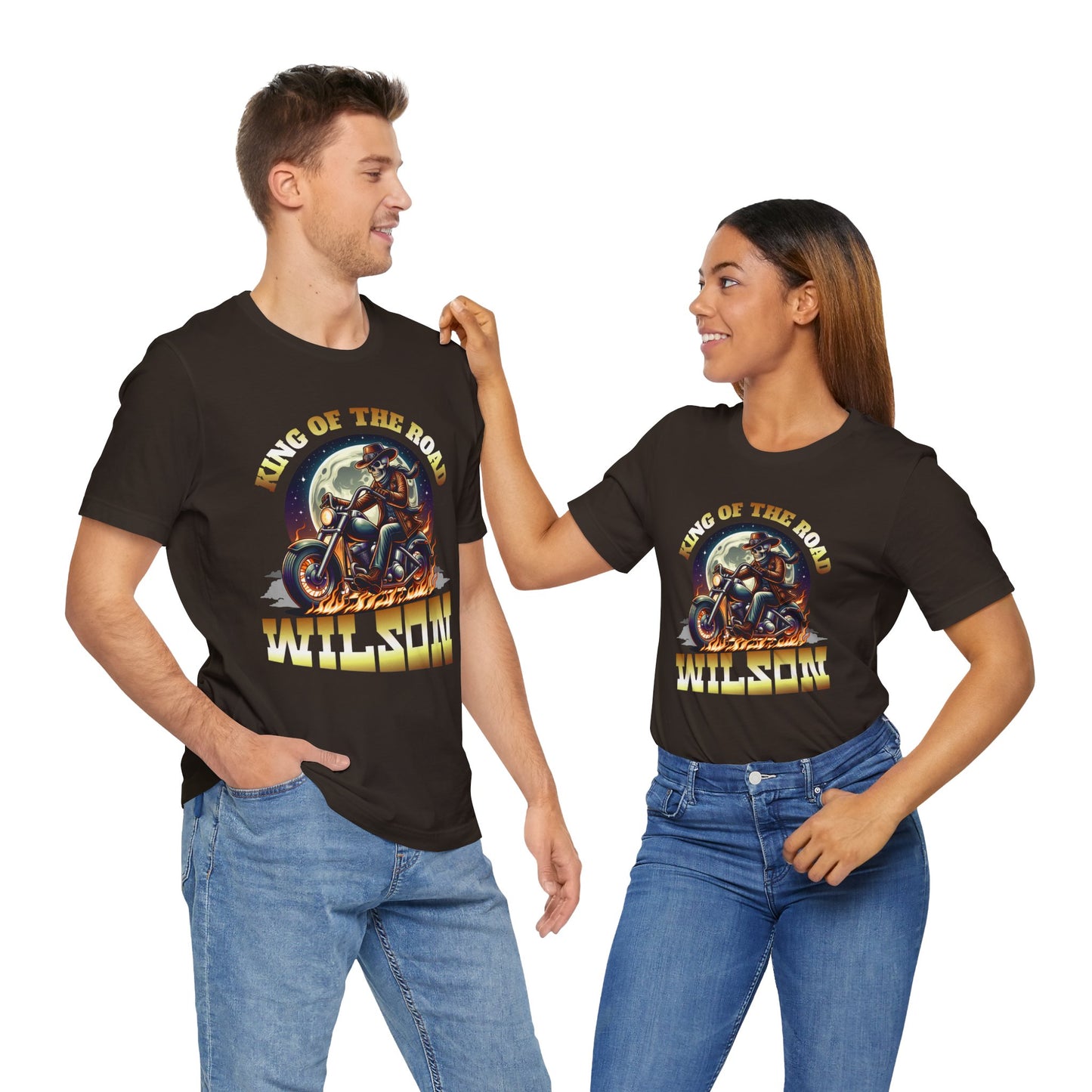 King of the Road Biker - Unisex Tee Shirt