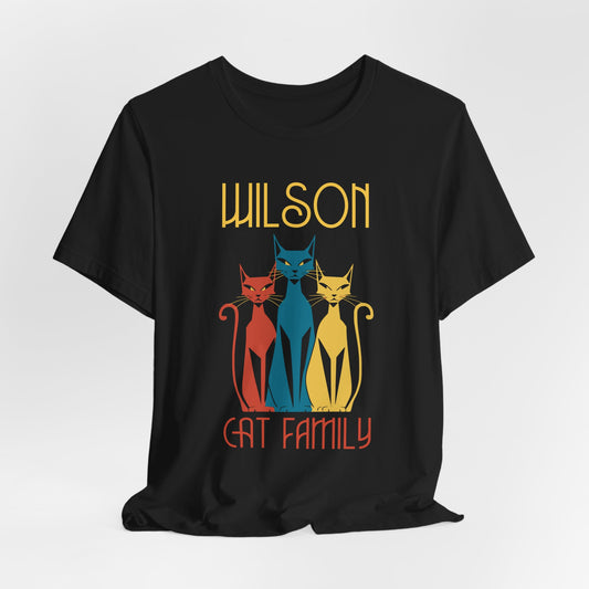 Wilson Cat Family - Unisex Graphic Tee