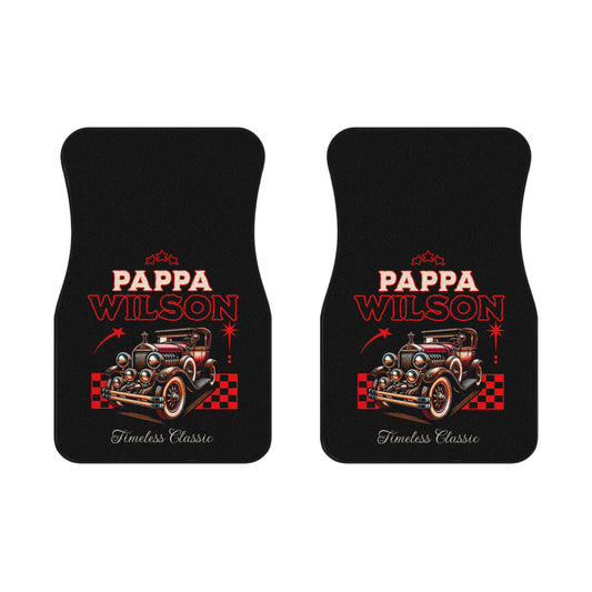 Pappa Wilson Car Mats for Dad - Vintage Classic Design |