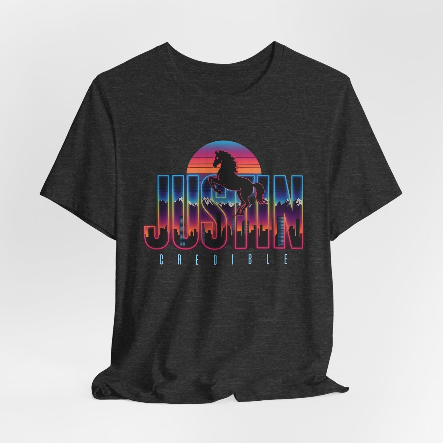 JUSTIN credible in Denver - Unisex Graphic Tee