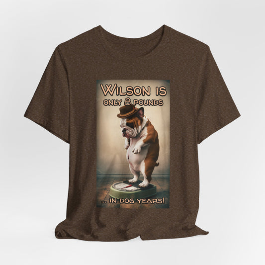 Heavy Dog on Scales - Unisex Graphic Tee