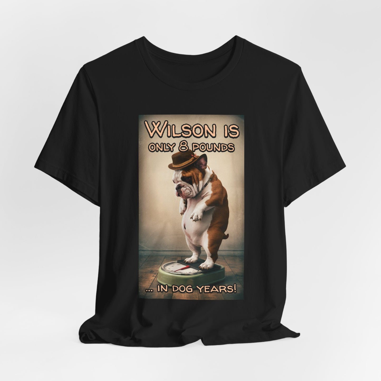 Heavy Dog on Scales - Unisex Graphic Tee
