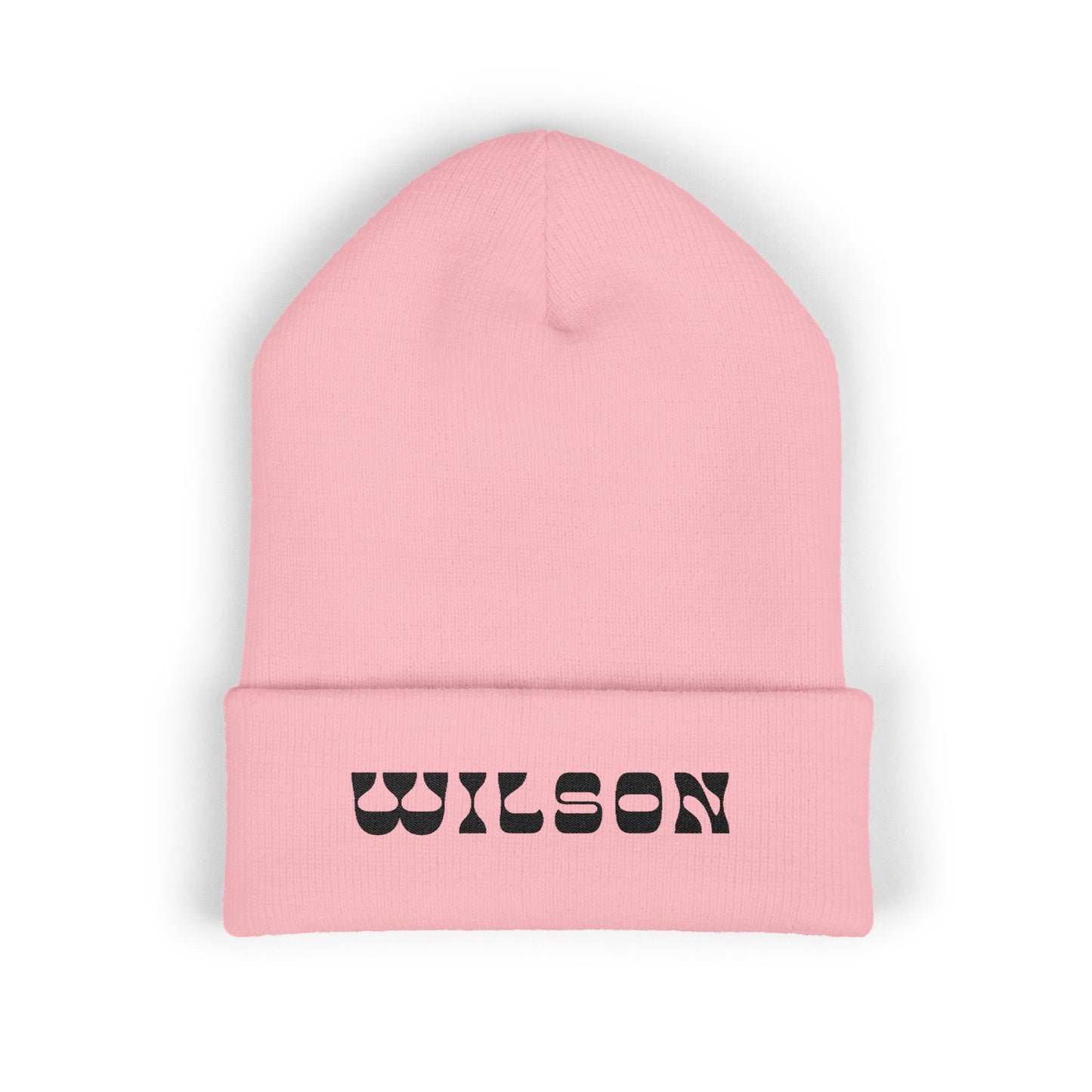 EMBROIDERY - Cuffed Wilson Beanie - Winter Hat, Custom Beanie,