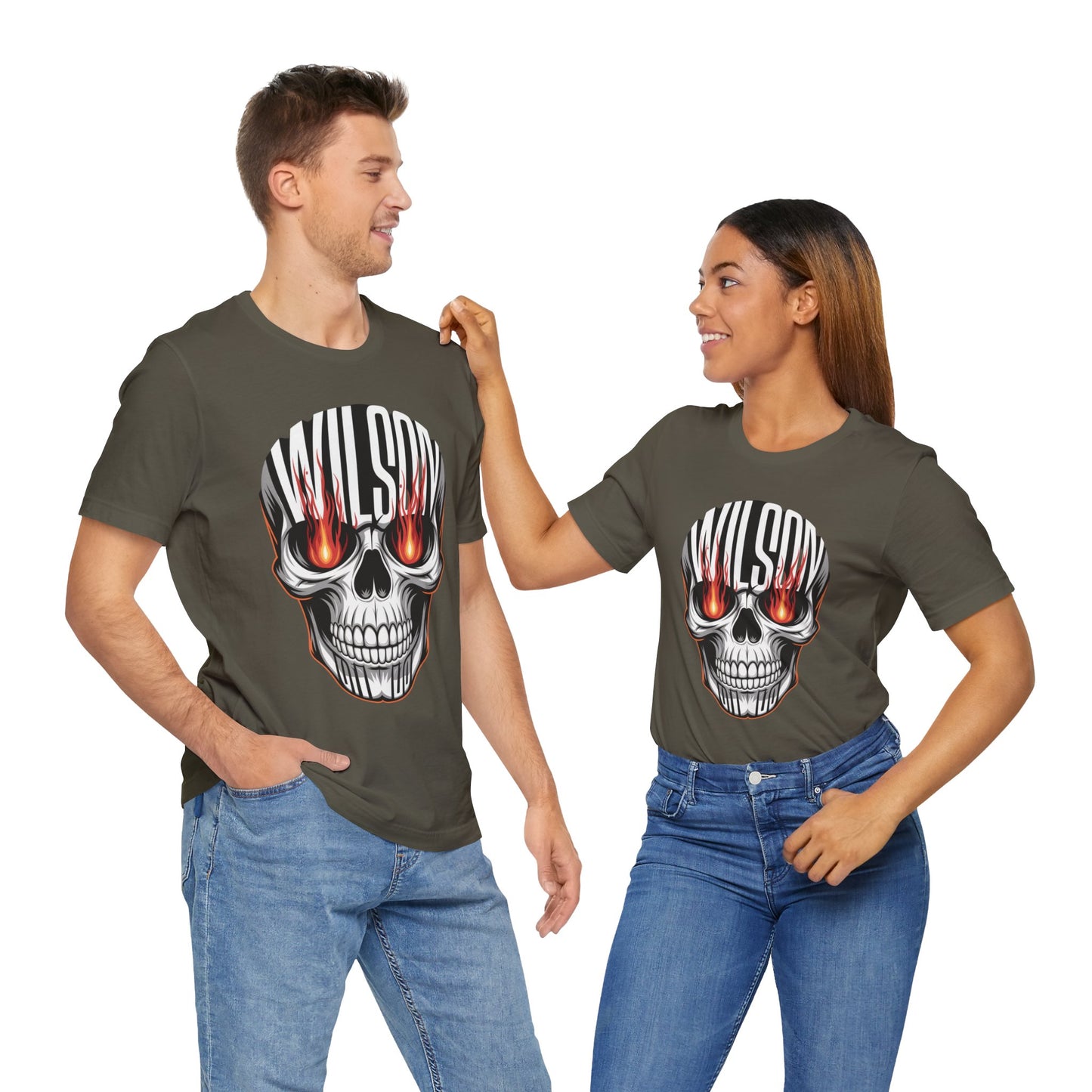Wilson Skull Letters - Unisex Tee Shirt