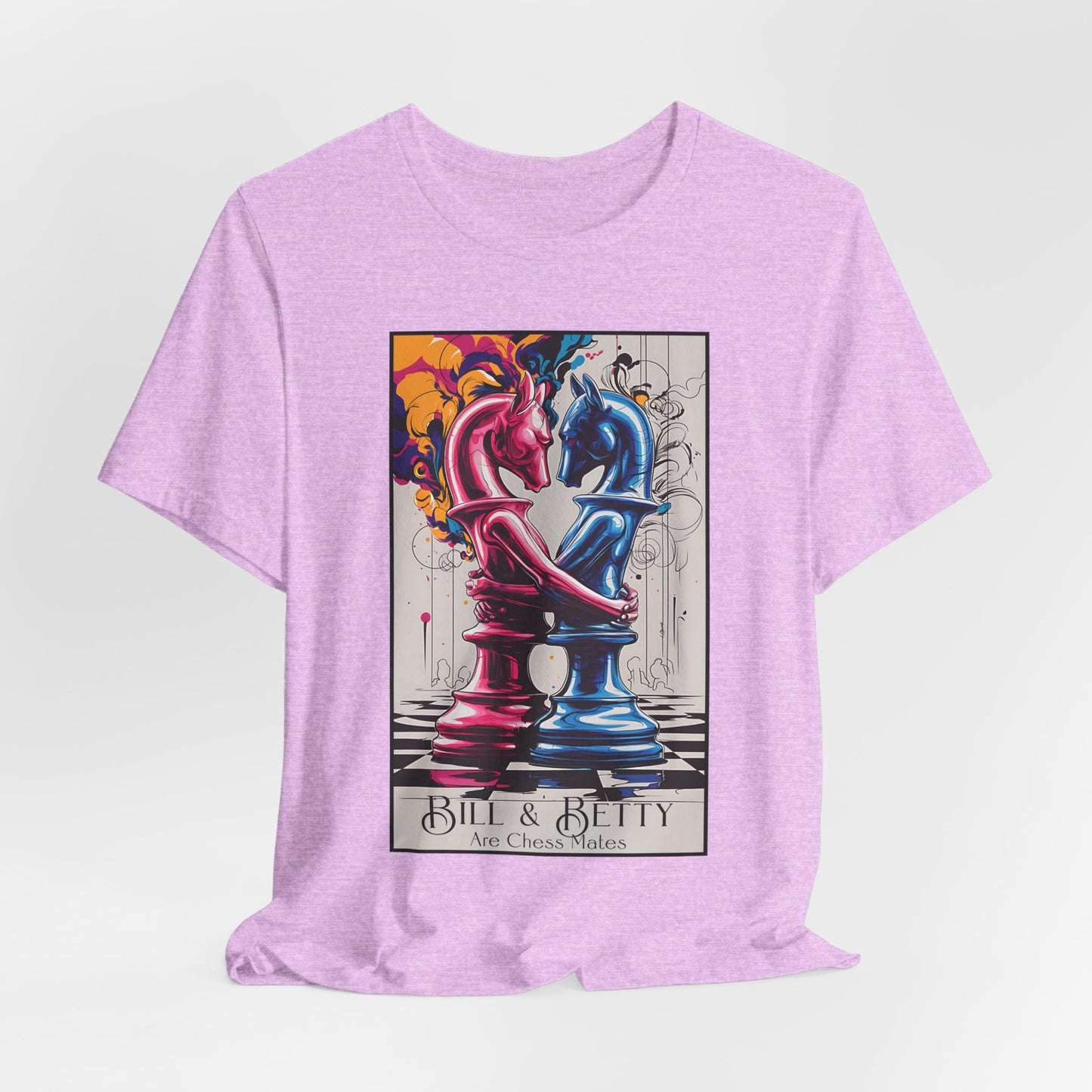 Chess Mates Tee Shirt, Unisex Tee for game night