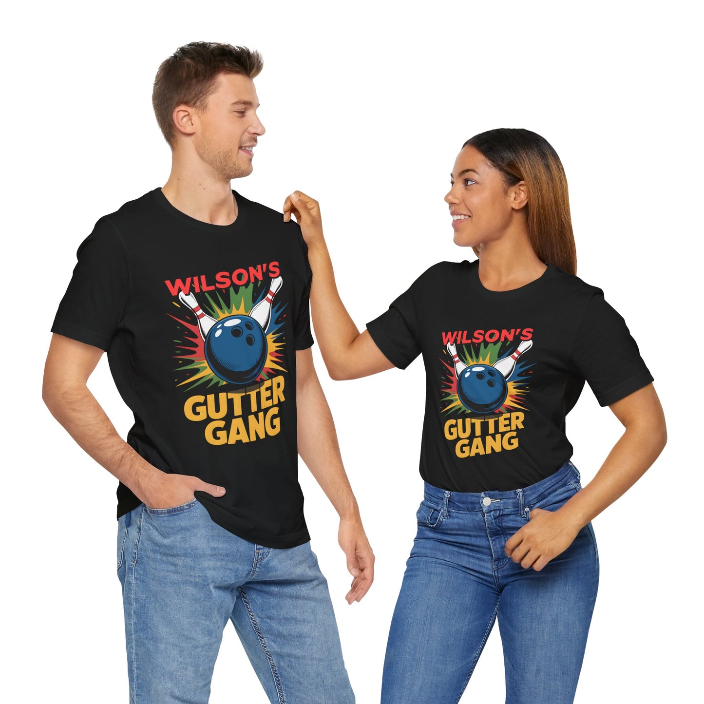 Bowling Gutter Gang - Unisex Tee Shirt