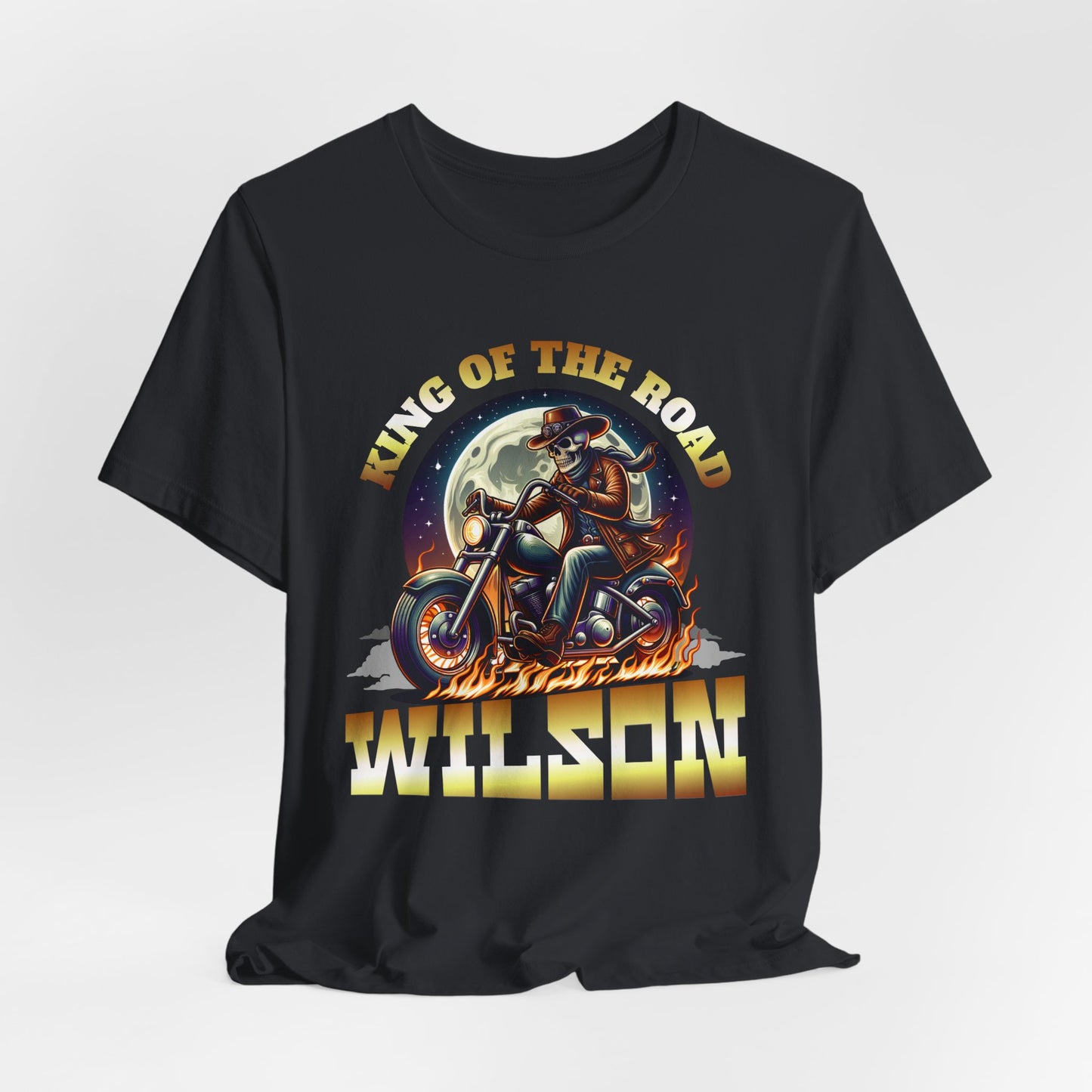 King of the Road Biker - Unisex Tee Shirt