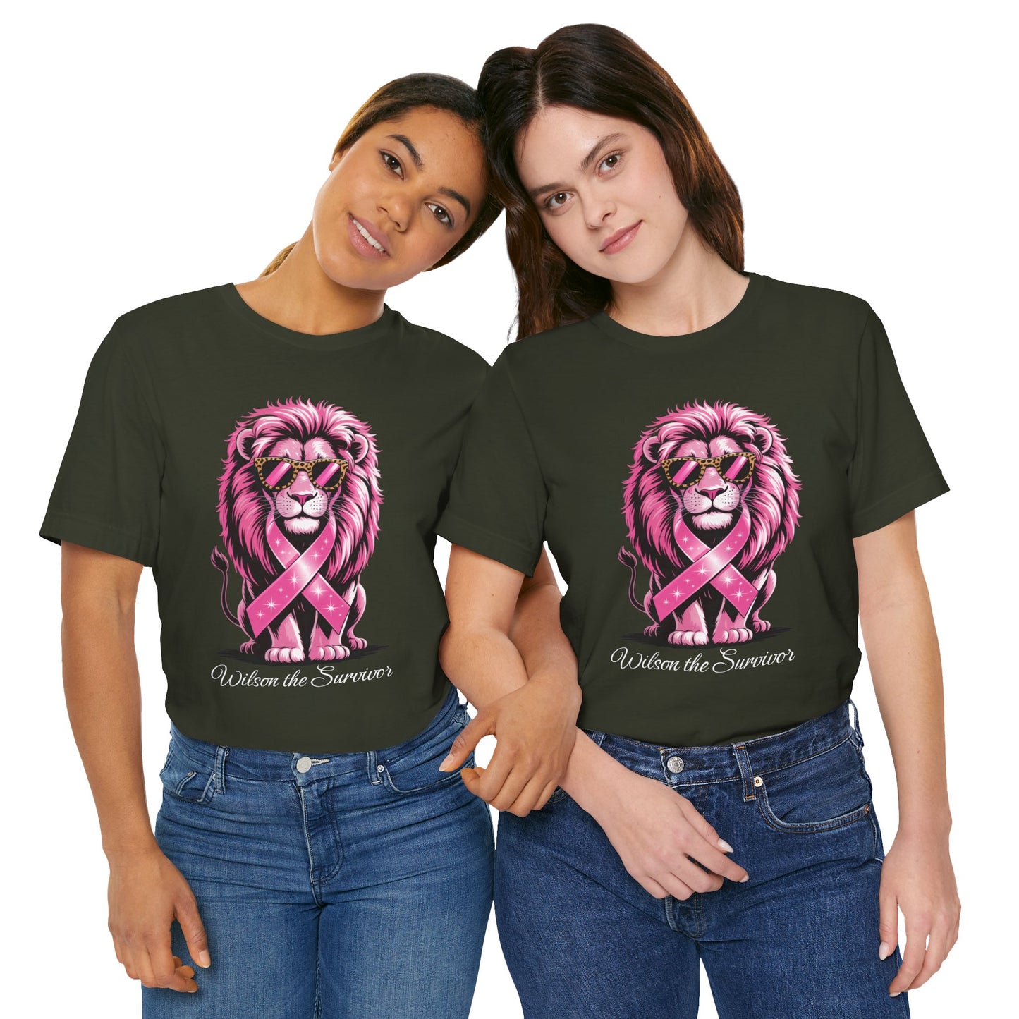 Cancer Survivor Lion -  Unisex Tee Shirt