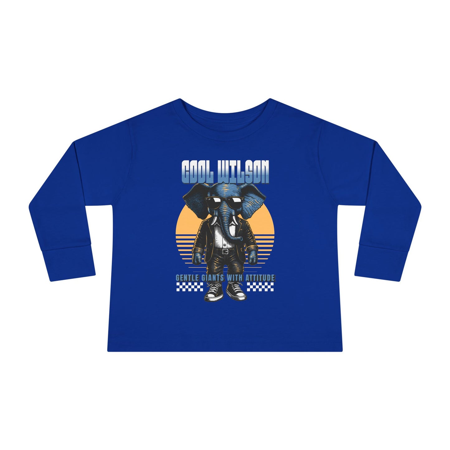 Cool Wilson Toddler Long Sleeve Tee - Stylish Kids Apparel with Attitude