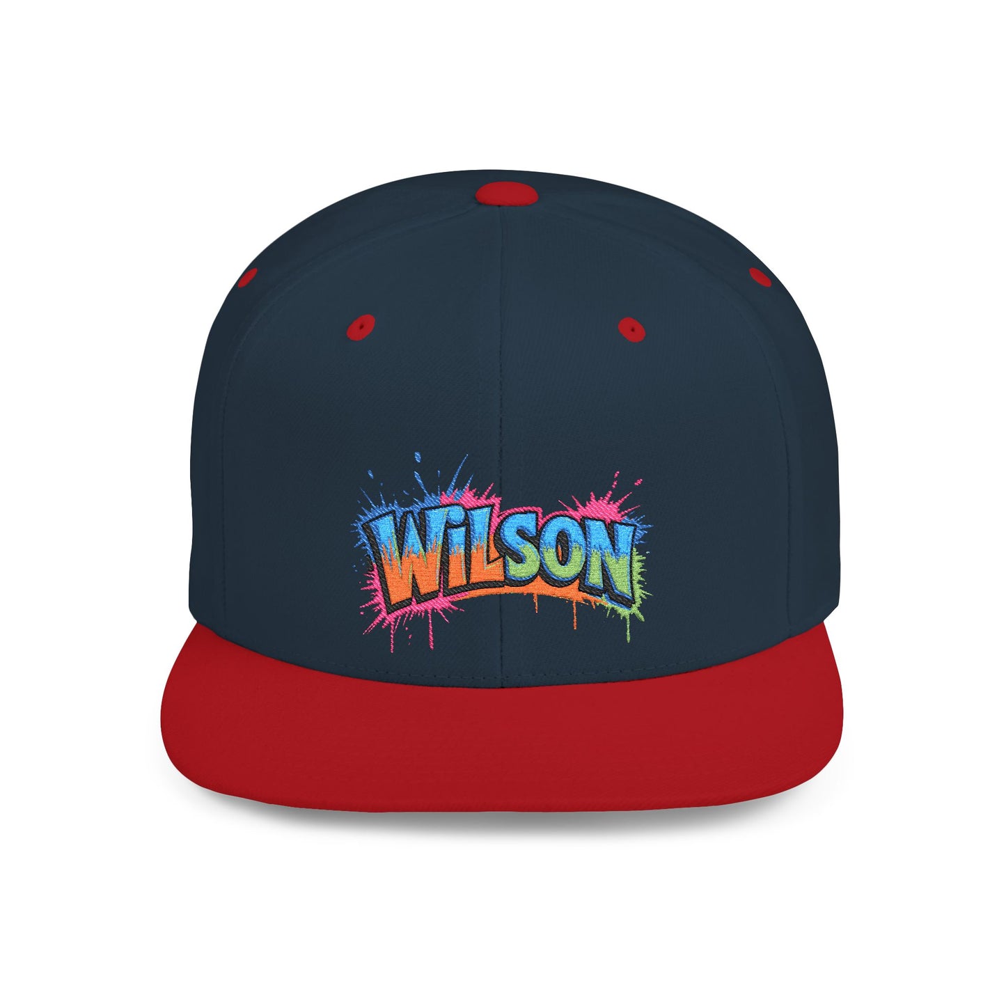 Wilson Splatter Graphic  - Flat Bill Snapback Hat