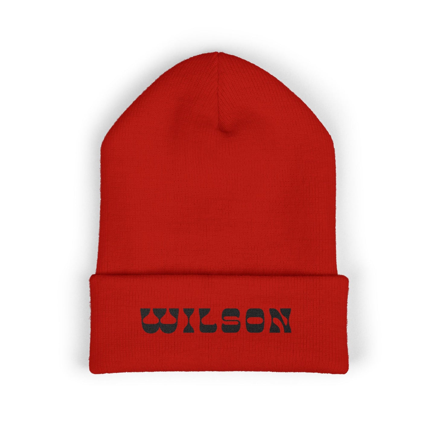 EMBROIDERY - Cuffed Wilson Beanie - Winter Hat, Custom Beanie,