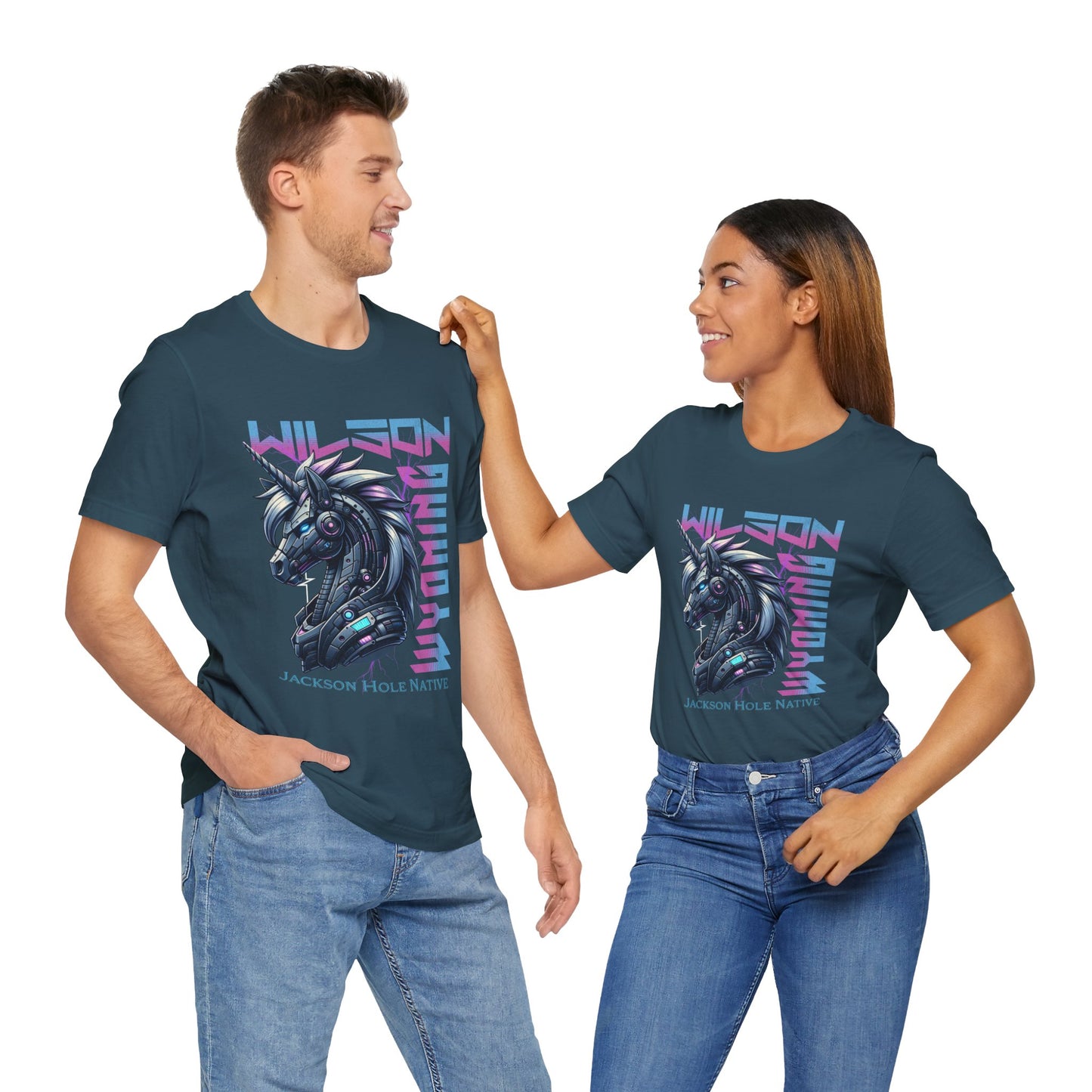 Jackson Hole Native Unicorn- Unisex Graphic Tee