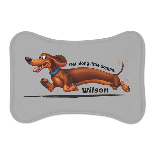 Get Along Little Doggie - Dachshund Feeding Mat