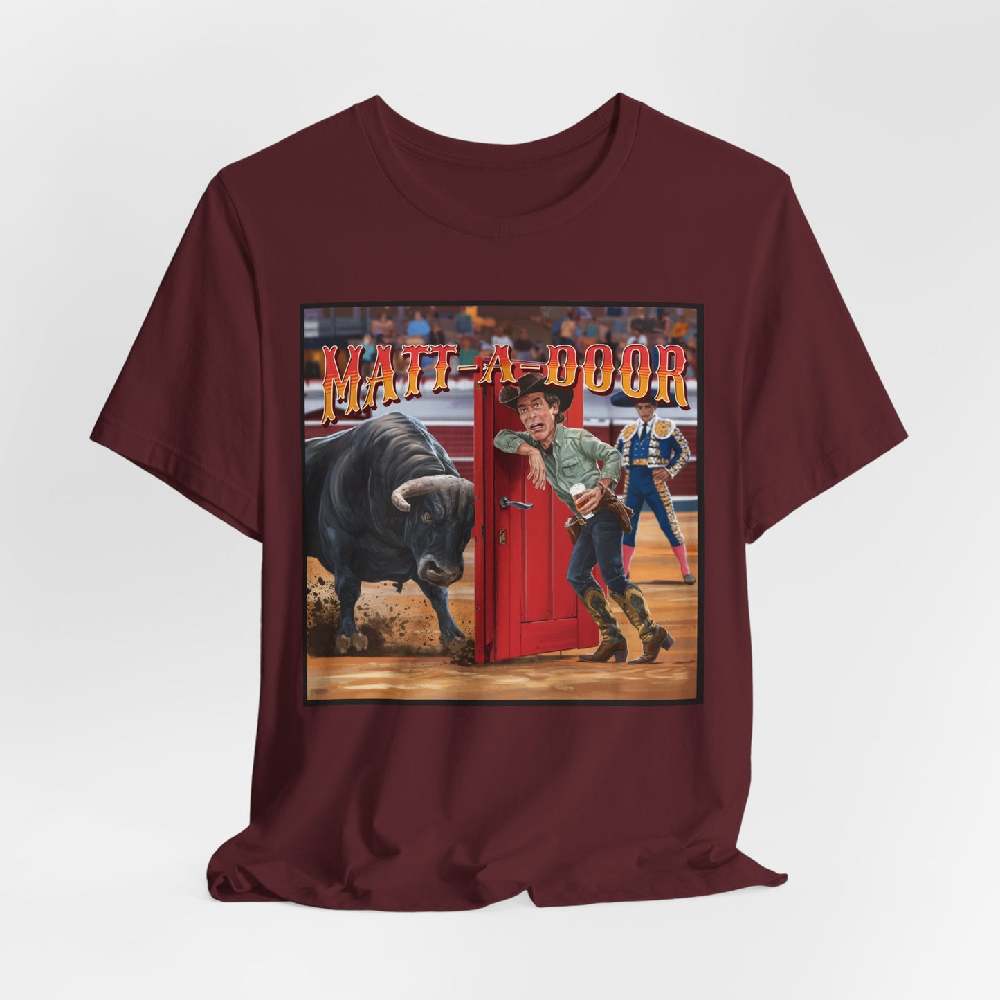 Matt-A-Door [Red Door Cape] -  Unisex Tee Shirt