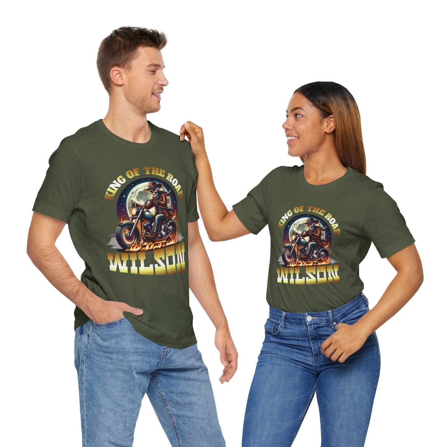 King of the Road Biker - Unisex Tee Shirt