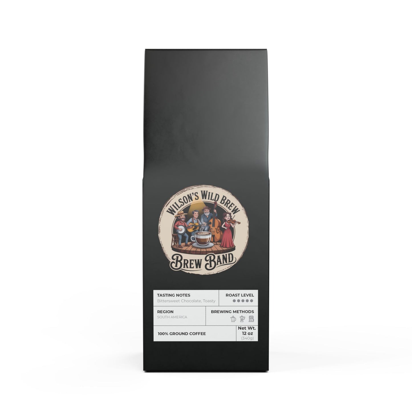 Wilson's Waves - Coffee Blend (Dark French Roast)