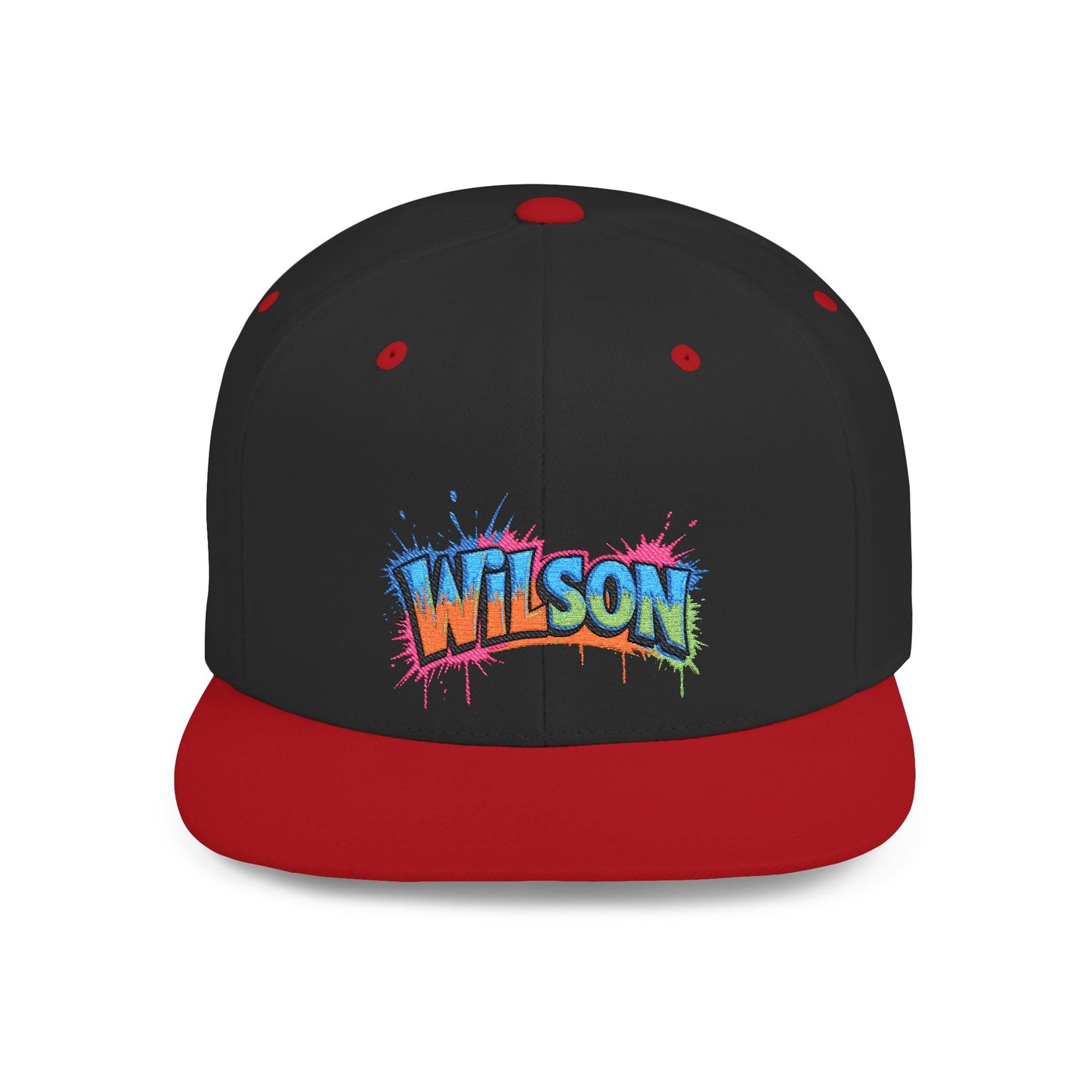 Wilson Splatter Graphic  - Flat Bill Snapback Hat