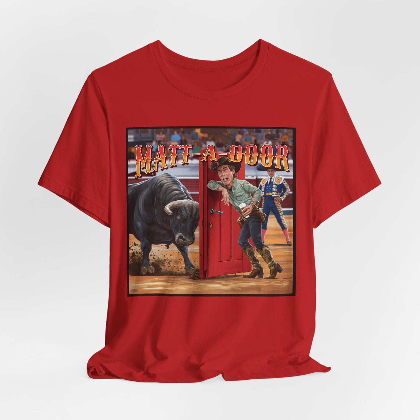 Matt-A-Door [Red Door Cape] -  Unisex Tee Shirt