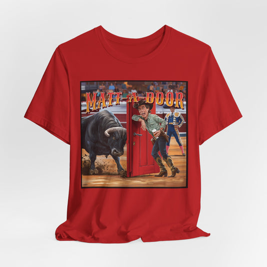 Matt-A-Door [Red Door Cape] -  Unisex Tee Shirt
