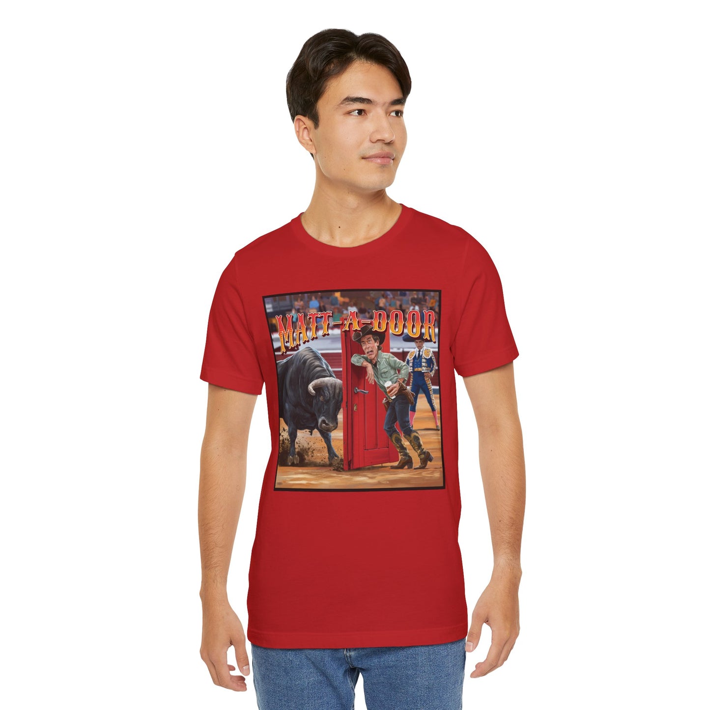 Matt-A-Door [Red Door Cape] -  Unisex Tee Shirt