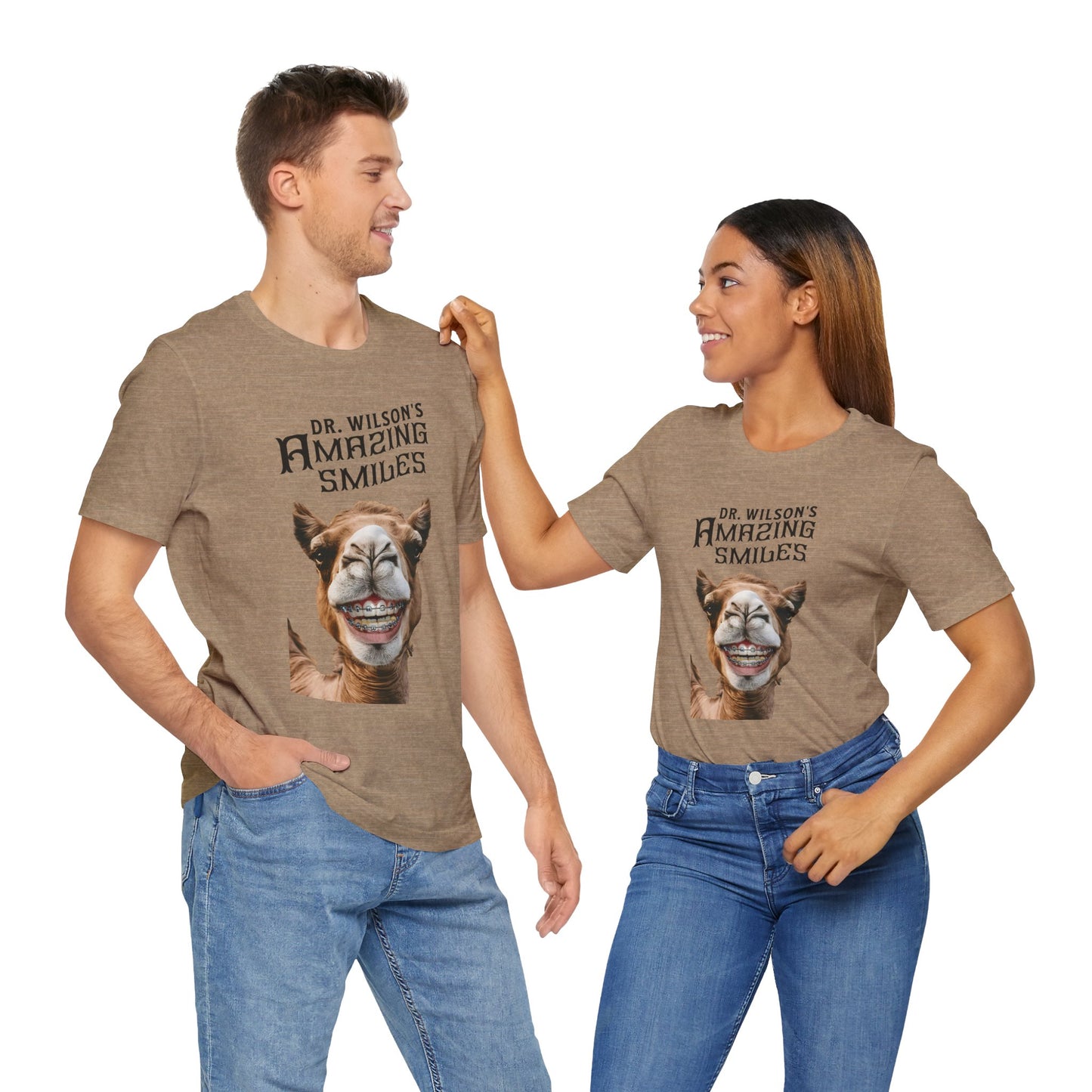 Camel Smile Braces - Unisex Graphic Tee