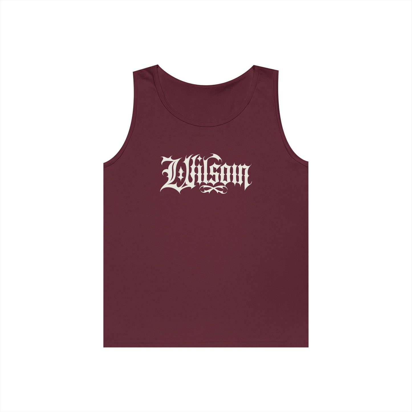 Wilson Graphic Letters - Unisex Heavy Cotton Tank Top