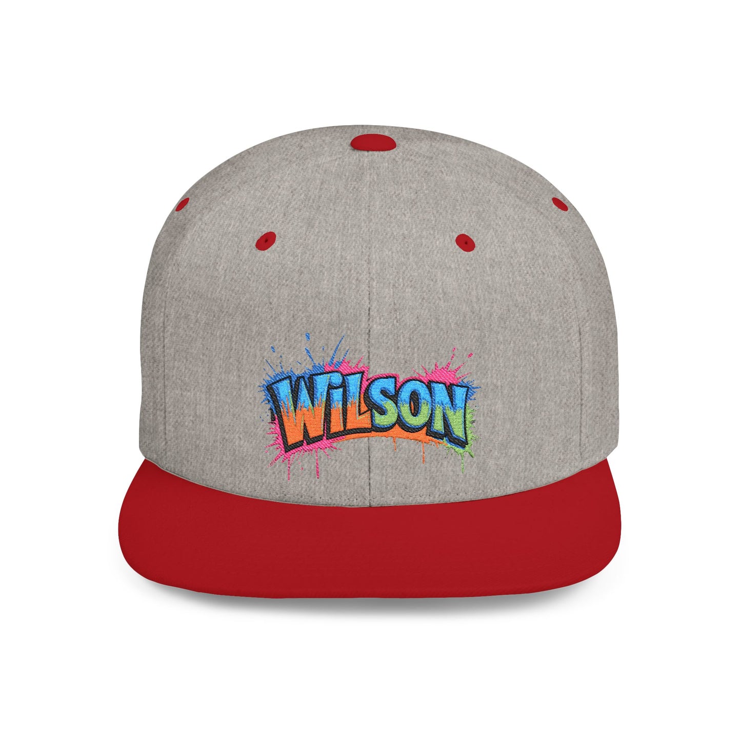 Wilson Splatter Graphic  - Flat Bill Snapback Hat