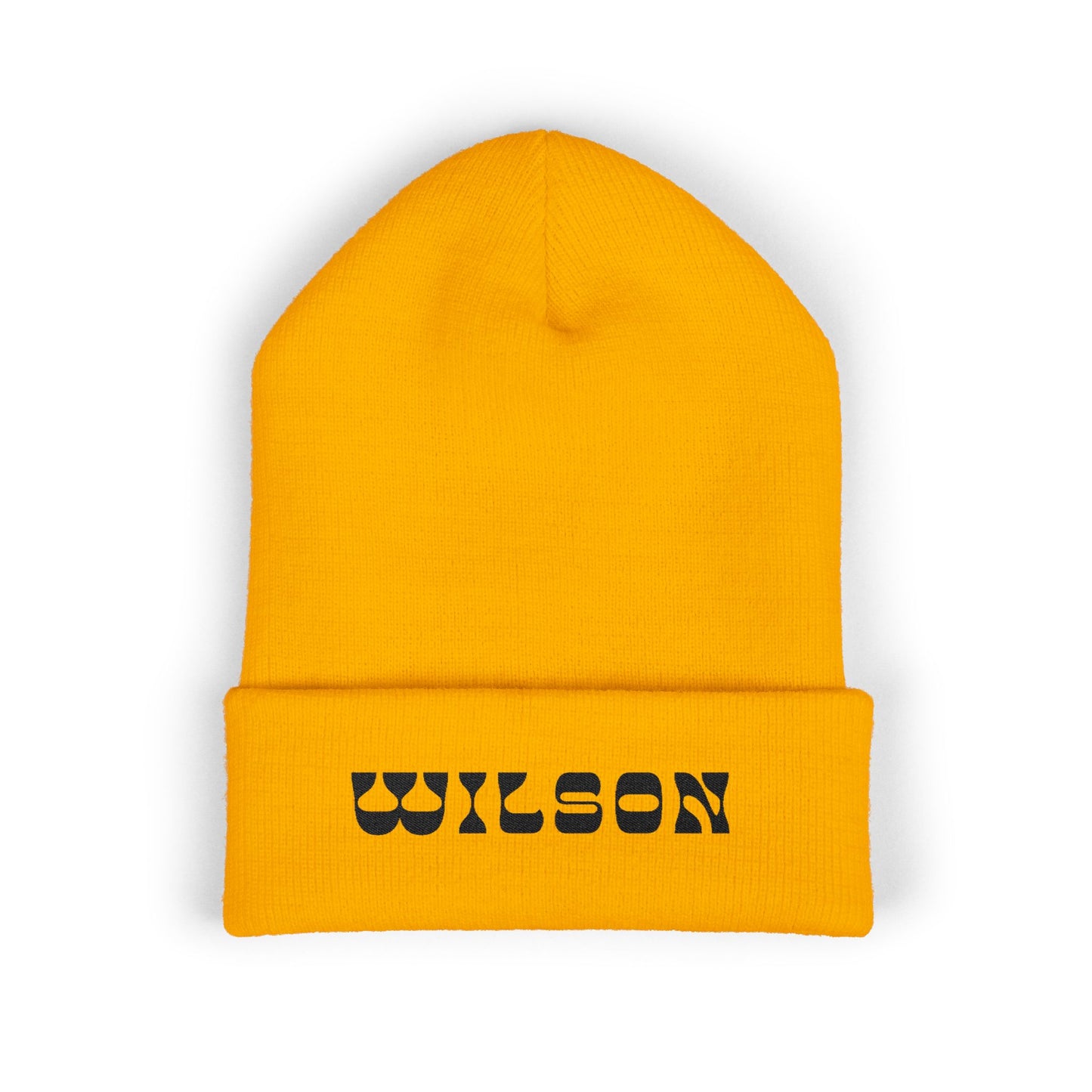 EMBROIDERY - Cuffed Wilson Beanie - Winter Hat, Custom Beanie,