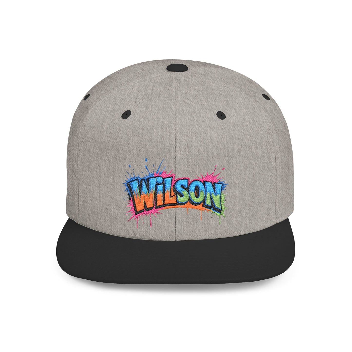 Wilson Splatter Graphic  - Flat Bill Snapback Hat