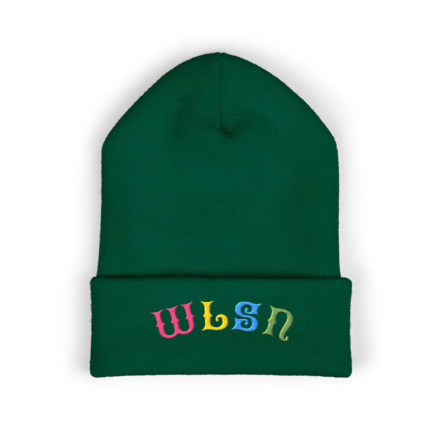 EMBROIDERY - Multicolor Wilson Beanie - Winter Hat, Custom Beanie,