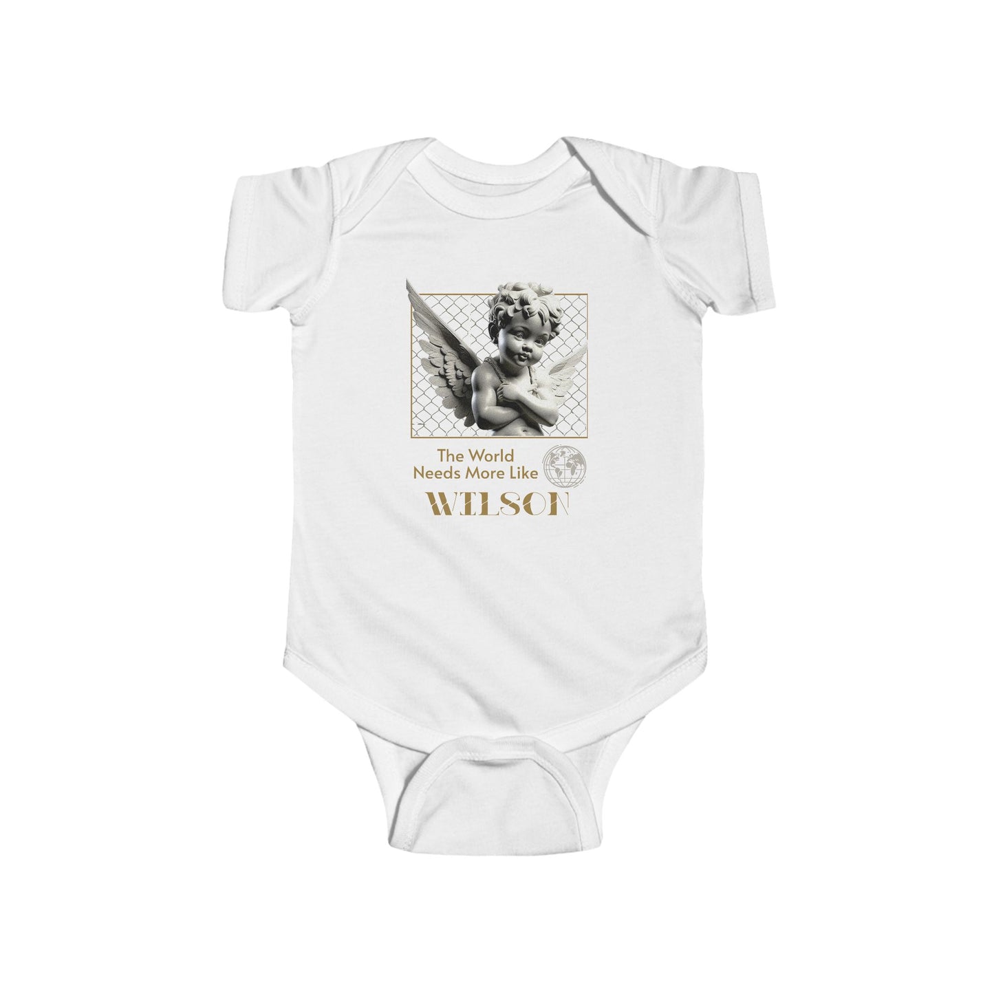 The world needs more like WILSON - Cherubic Infant Bodysuit