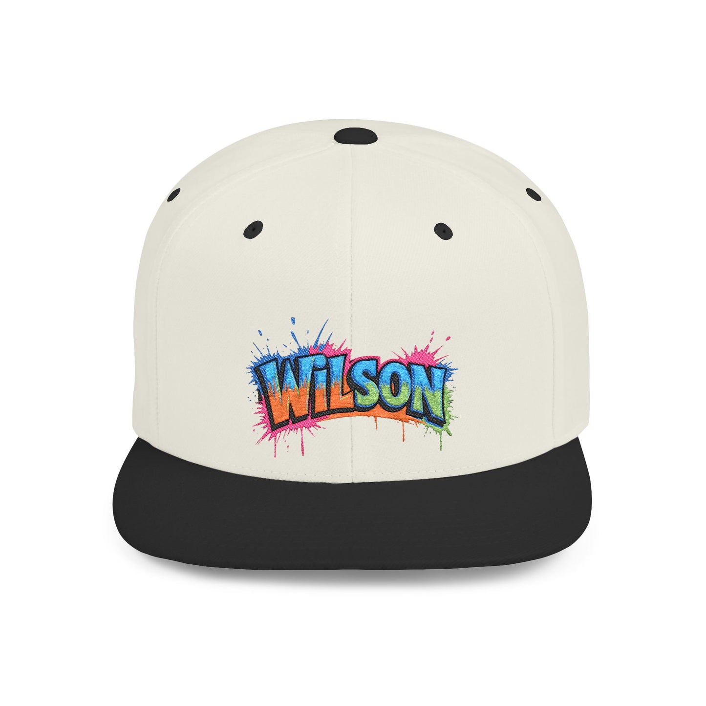 Wilson Splatter Graphic  - Flat Bill Snapback Hat