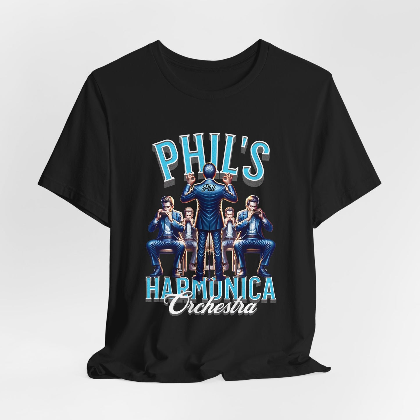 Phil's Harmonica Orchestra - Unisex Graphic Tee