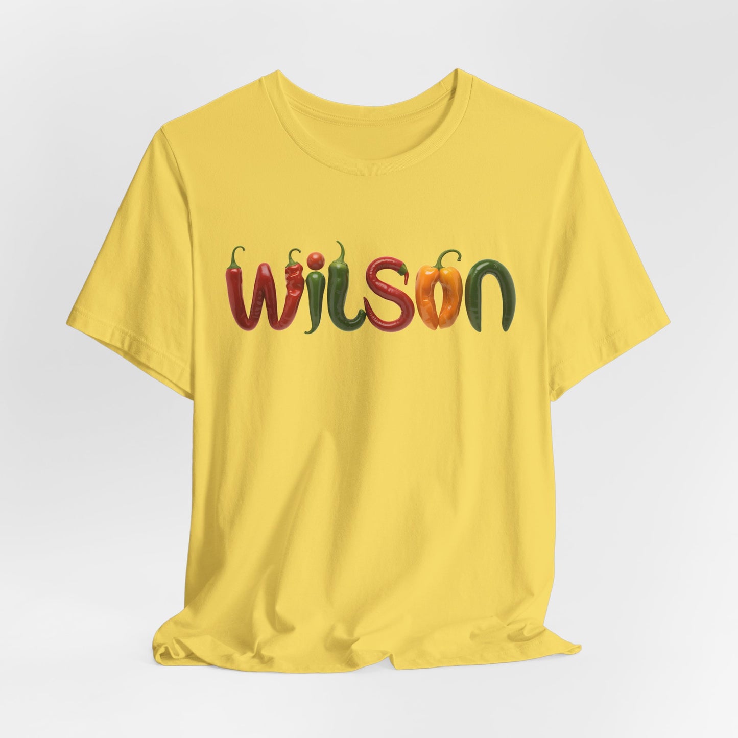 Wilson Pepper Letters -  Unisex Tee Shirt