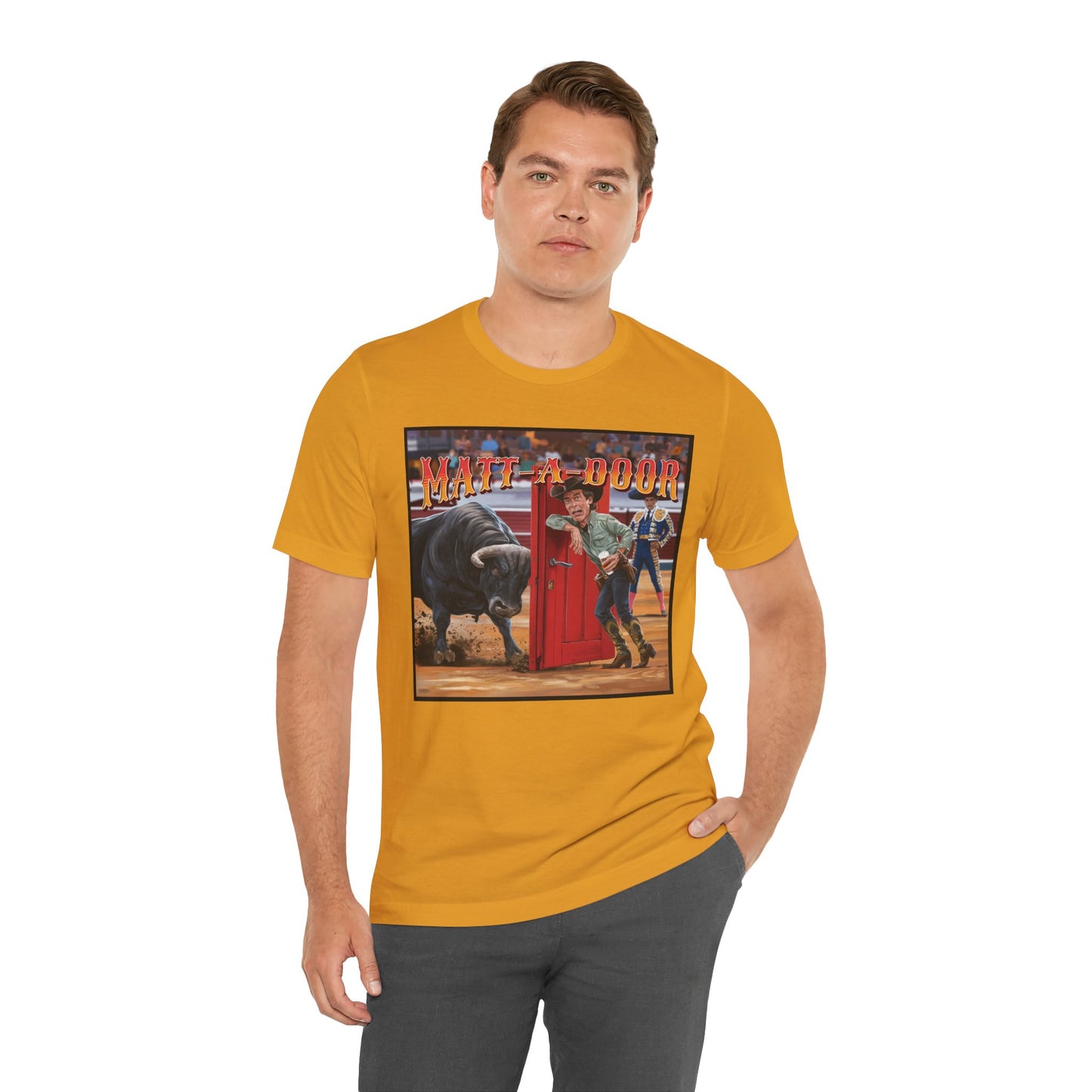 Matt-A-Door [Red Door Cape] -  Unisex Tee Shirt