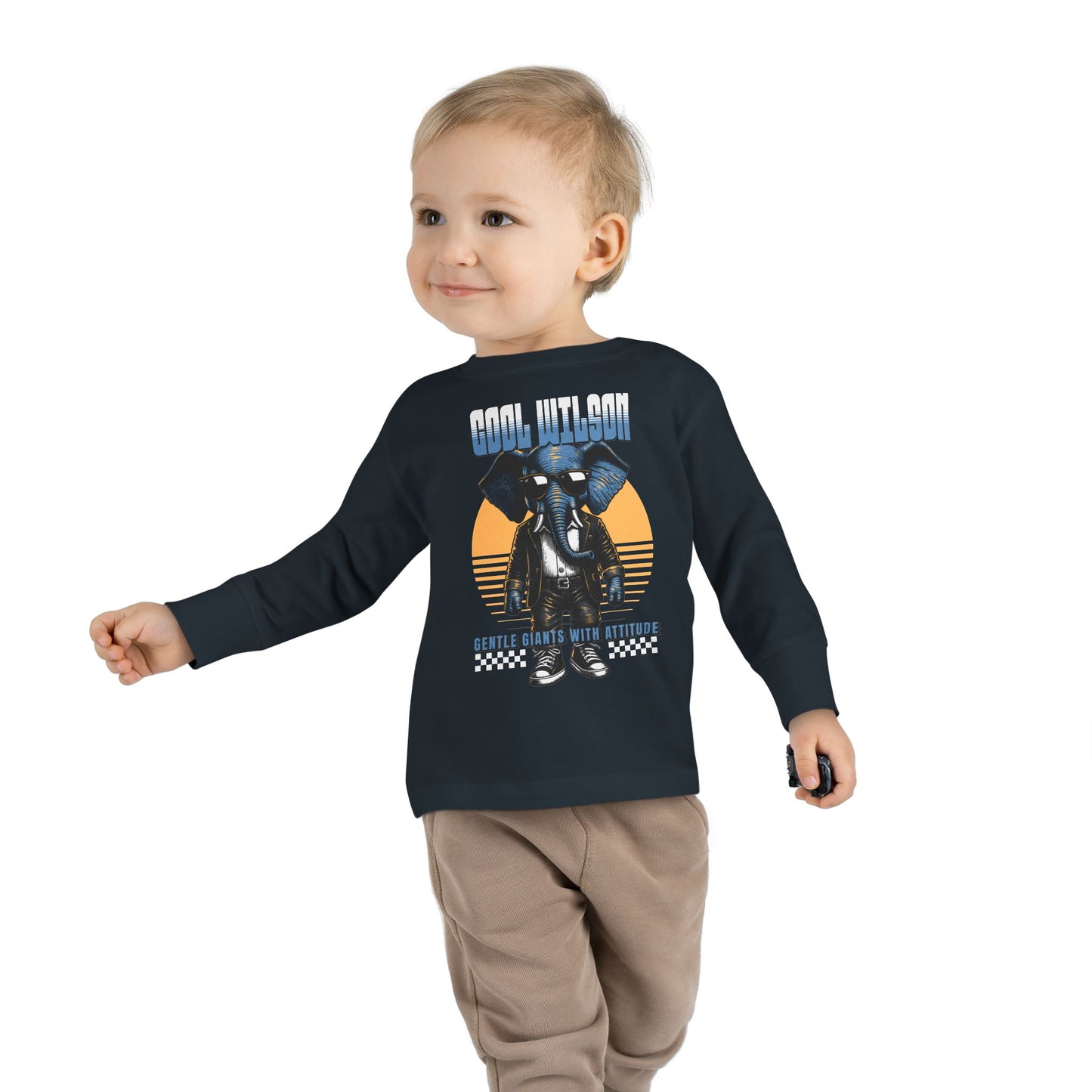 Cool Wilson Toddler Long Sleeve Tee - Stylish Kids Apparel with Attitude