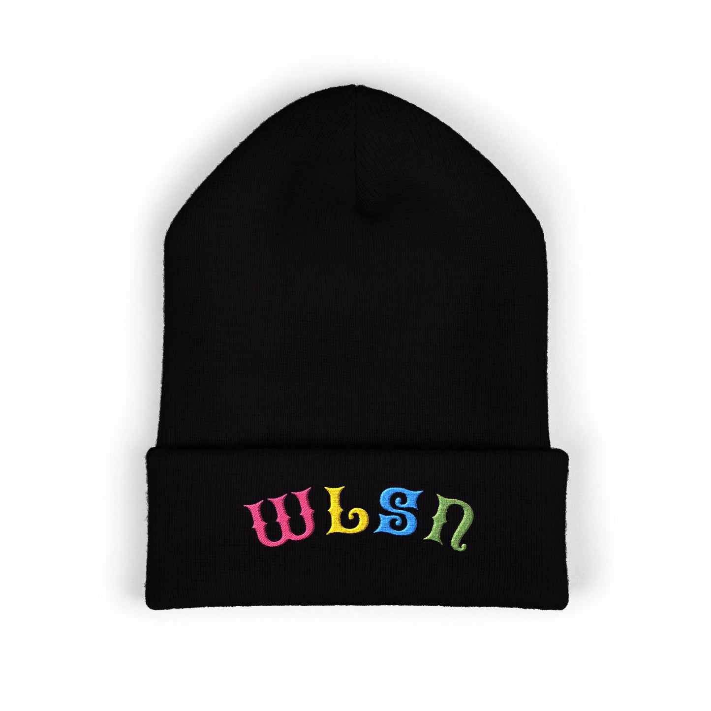 EMBROIDERY - Multicolor Wilson Beanie - Winter Hat, Custom Beanie,