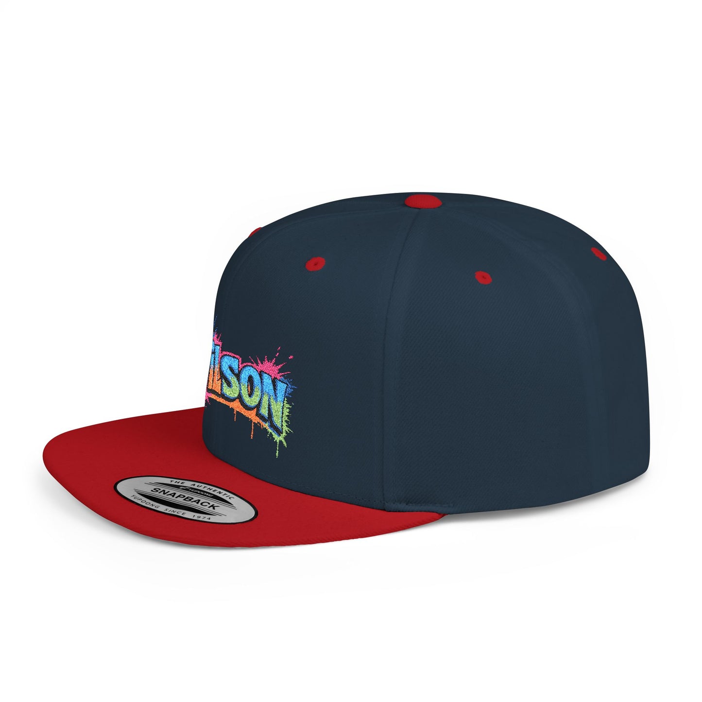 Wilson Splatter Graphic  - Flat Bill Snapback Hat