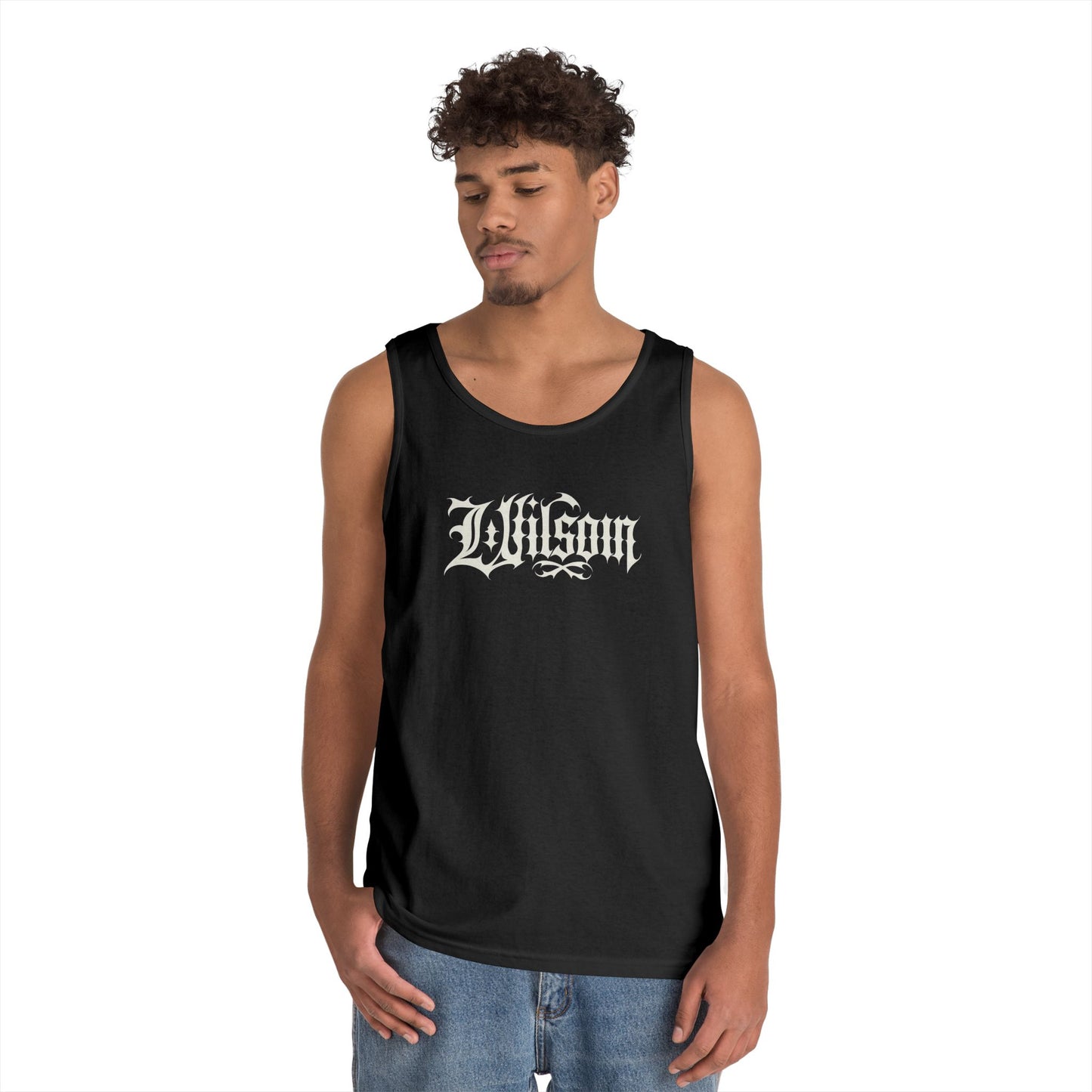 Wilson Graphic Letters - Unisex Heavy Cotton Tank Top