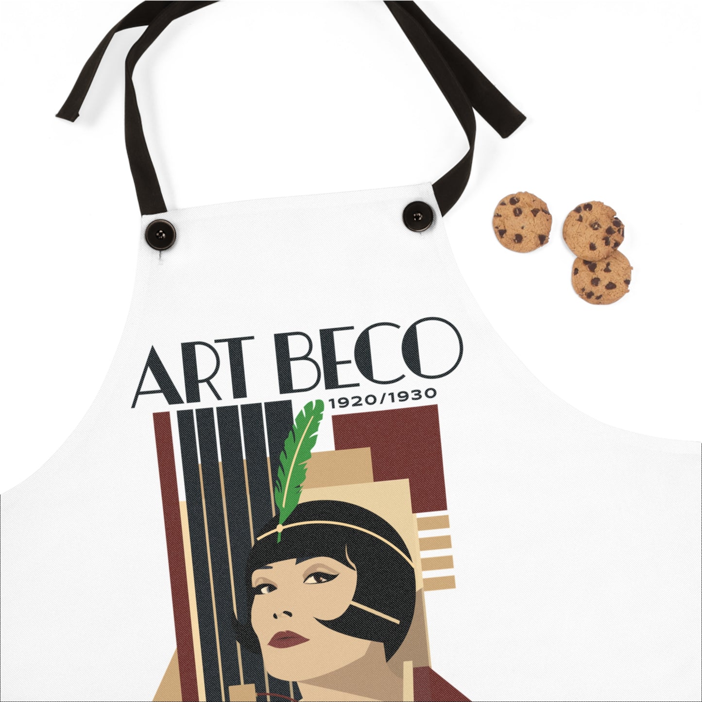 Art Beco Retro Apron - Vintage Inspired Culinary Wear