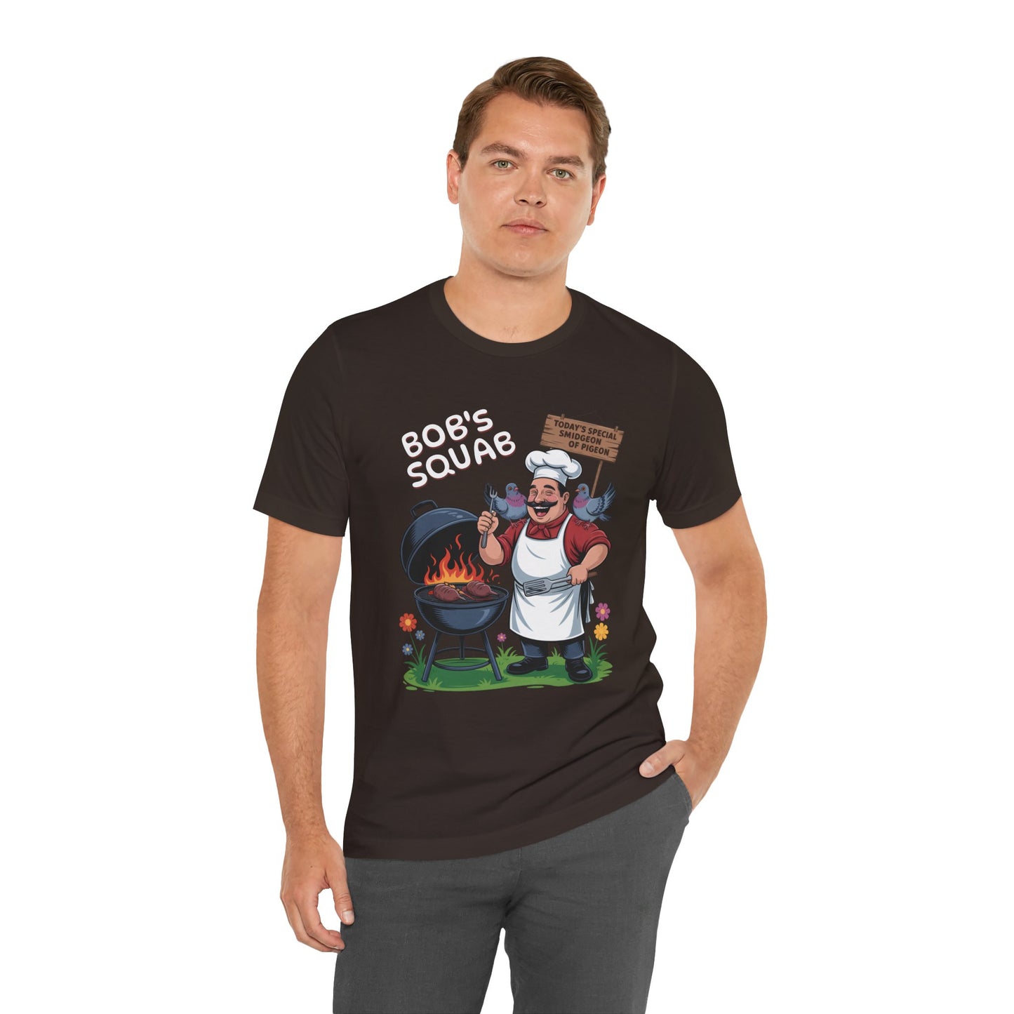 Bob Squab BBQ Pigeon. - Unisex Graphic Tee