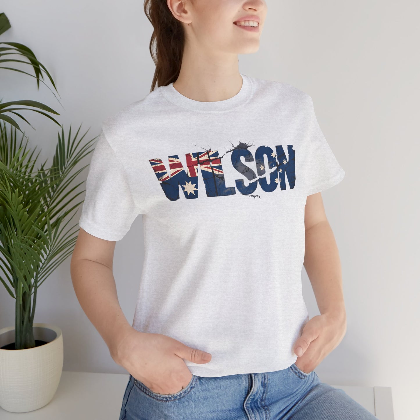 Wilson Australia Flag Letters - Unisex Tee Shirt